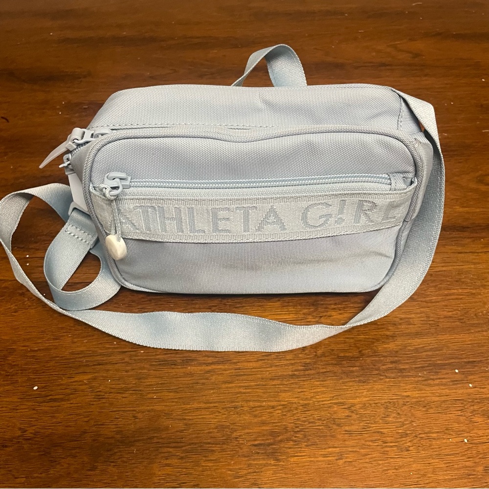 Athleta Gray Crossbody belt Bag